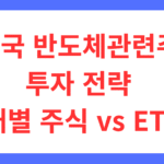 미국 반도체관련주 투자 전략