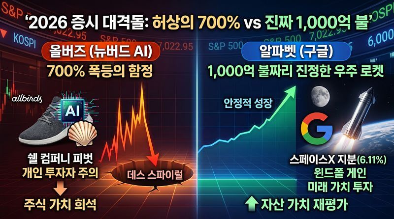 운동화 팔다 AI로 전향? 올버즈(Allbirds) 주가 700% 폭등의 비밀 (feat. 스페이스X 지분)