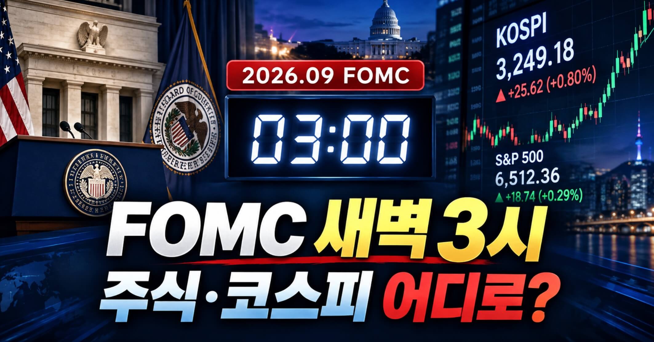 9월 FOMC 금리결정 한국시간 5가지 체크포인트, 미국 금리 발표 몇 시일까?